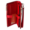 Michael Kors Jet Set Double Zip Phone Wallet Wristlet Bright Red3