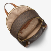 Michael Kors Batoh Brooklyn Medium Logo Backpack Brown Acornb