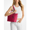 Michael Kors Kabelka Charlotte Large Saffiano Leather Top Zip Tote Bag Raspberryc