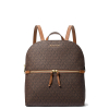 Michael Kors Batoh Dallas Medium Signature Logo Backpack Brownaja