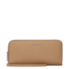 Michael Kors Peněženka Large Pebbled Leather Continental Peanutf