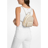 Michael Kors Jaycee Extra Small Signature Logo Backpack Light Cream Multie