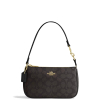 COACH Kabelka Nolita 19 In Signature Canvas Gold Walnut Blacka