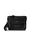 Karl Lagerfeld Paris Cara Messenger Handbag Black Silveri