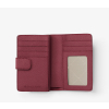 Michael Kors Medium Crossgrain Leather Wallet Cherryb