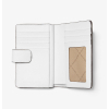 Michael Kors Peněženka Medium Crossgrain Leather Wallet Optic Whiteb