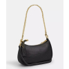 COACH Kabelka Teri Mini Crossbody Bag Pebbled Leather Gold Blackd
