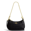 COACH Kabelka Teri Mini Crossbody Bag With Quilting Gold Blacko