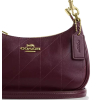 COACH Kabelka Teri Mini Crossbody Bag With Quilting Gold Dark Wineqt
