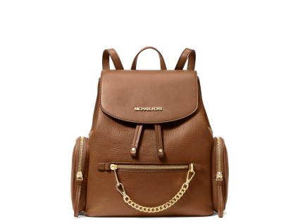 Michael Kors Batoh Jet Set Medium Pebbled Leather Backpack Blackaqa