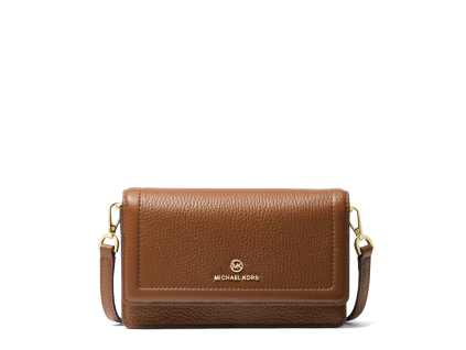 Michael Kors Kabelka Jet Set Small Pebbled Leather Smartphone Convertible Crossbody Bag Luggagea