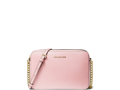 Michael Kors Jet Set Travel Large Saffiano leather Crossbody Powder Blush23