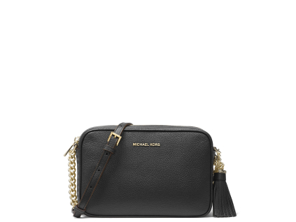 Michael Kors Kabelka Ginny Leather Crossbody Bag Blacka2