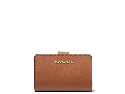 Michael Kors Peněženka Medium Crossgrain Leather Luggage