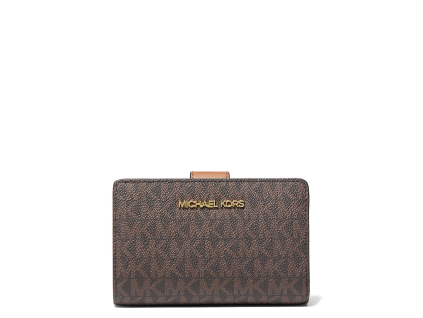 Michael Kors Medium Signature Logo Wallet Brown