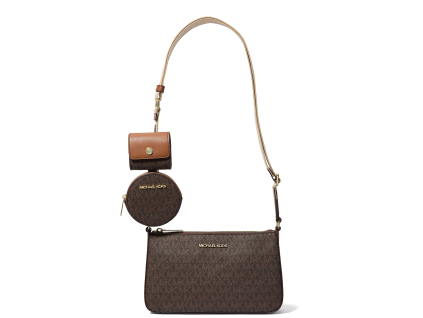 Jet Set Logo Crossbody Bag with Case for Apple Airpods Projj