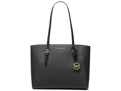 Michael Kors Kabelka Charlotte Large 3 in 1 Signature Logo Tote Bag Blacka