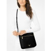 Michael Kors Jet Set Large Nylon Gabardine Crossbody Blackperson