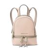 Michael Kors Rhea Mini Leather Backpack Soft Pink