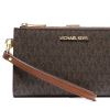 Michael Kors Peněženka Jet Set Travel Double Zip Brown223