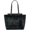 Calvin Klein Tina Tote Black Furbackside