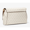 Michael Kors Medium Logo Convertible Crossbody Bag Vanillaback