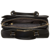 Calvin Klein On My Corner Saffiano Leather Satchel Black Goldinterior