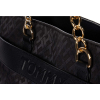 Tommy Hilfiger Samantha II Tote Geometric Jacquard Black Tonalbrandlogo