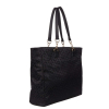 Tommy Hilfiger Samantha II Tote Geometric Jacquard Black Tonalside