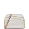 Michael Kors Kabelka Jet Set Travel Medium Logo Dome Crossbody Bag Powder Blush Multiaa