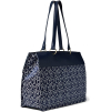 Tommy Hilfiger Nathalie Small Tote Cube Jacquard Navy Whiteb
