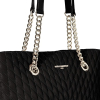 Karl Lagerfeld Kabelka Paris Karolina Chain Tote Black Silverc