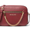 Michael Kors Kabelka Jet Set Large Saffiano Leather Crossbody Bag Dark Cherry223