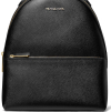 Michael Kors Sheila Medium Faux Saffiano Leather Backpacka223