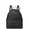 Michael Kors Sheila Medium Logo Backpack Black Silver22