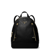 Michael Kors Brooklyn Leather Medium Backpack Black22