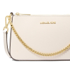 Michael Kors Jet Set Medium Saffiano Leather Crossbody Bag Light Cream23