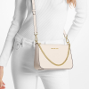 Michael Kors Jet Set Medium Saffiano Leather Crossbody Bag Light Creamc24