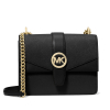Michael Kors Greenwich Small Saffiano Leather Crossbody Bag Blacka22