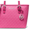 Michael Kors Kabelka Jet Set Travel Extra Small Logo Top Zip Tote Bag Dragonfruit2334