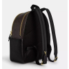 COACH Batoh Court Backpack In Signature Canvas Gold Walnut Black42