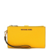 Michael Kors Jet Set Double Zip Phone Wallet Wristlet Jasmine Yellow2