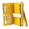 Michael Kors Jet Set Double Zip Phone Wallet Wristlet Jasmine Yellowopen