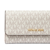 Michael Kors peněženka Jet Set Large Signature Logo Tri Fold Wallet Vanilla32
