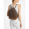 Michael Kors Batoh Brooklyn Medium Logo Backpack Brown Acornd