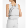 Michael Kors Batoh Rhea Medium Pebbled Leather Backpack Optic Whitec2