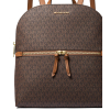 Michael Kors Batoh Dallas Medium Signature Logo Backpack Browngf