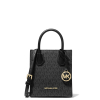 Mercer Extra Small Logo Leather Crossbody Bag Blacka