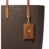 Michael Kors Vincent Large Signature Logo Tote Bag With Card Case Brownad