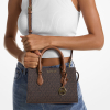 Michael Kors Kabelka Sheila Small Signature Logo Satchel Brownch